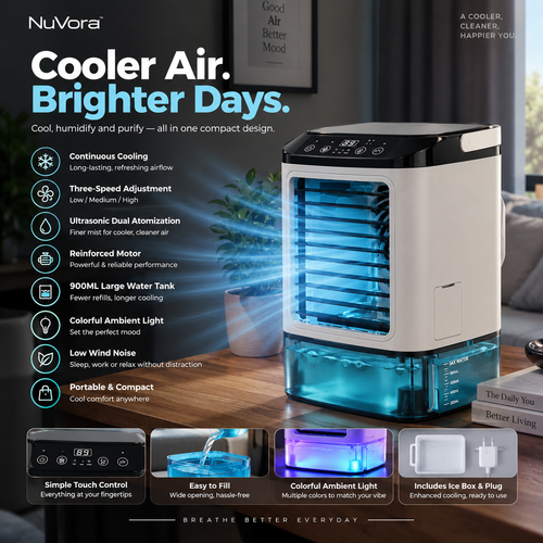 BreezeBox Portable Air Cooler