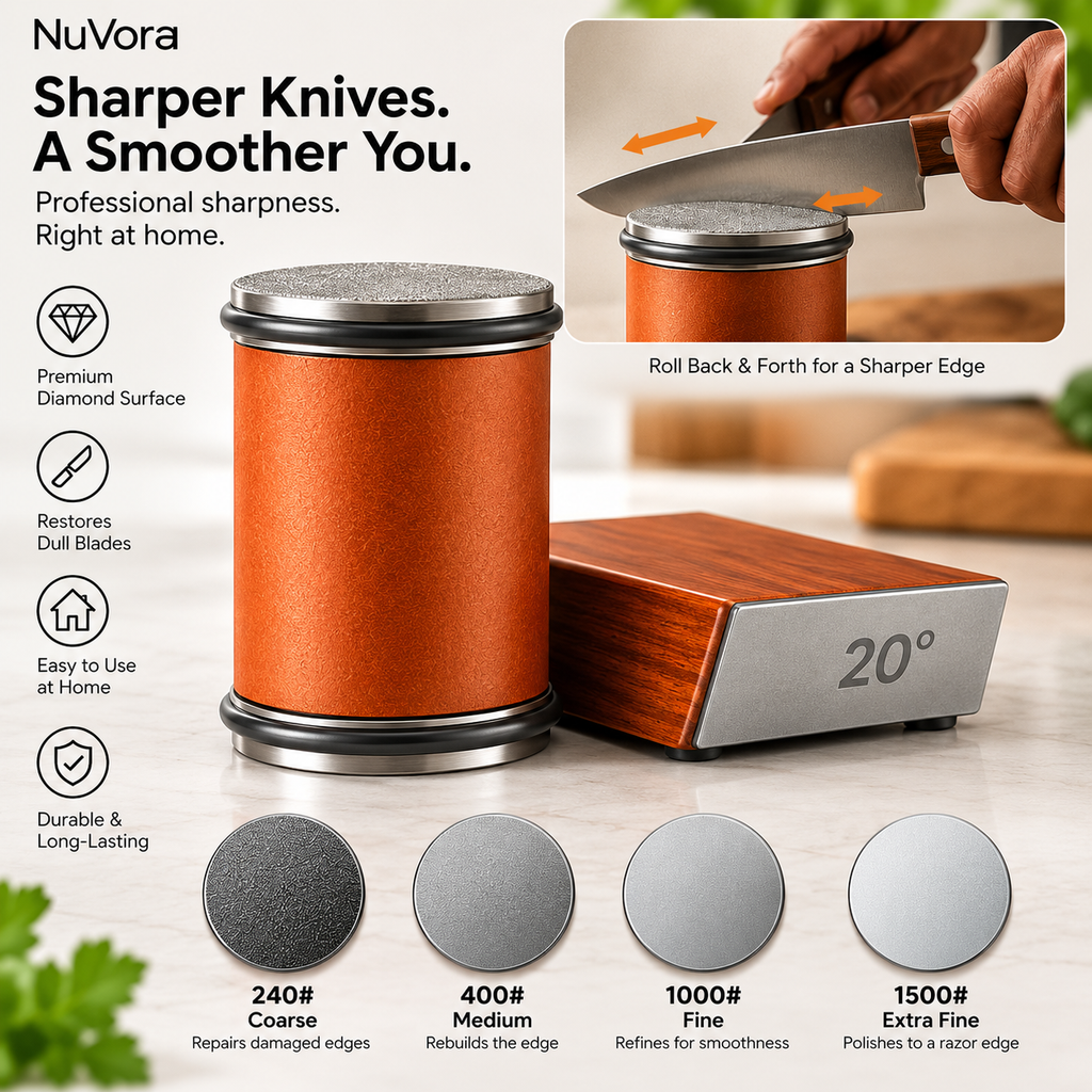 EdgeRoll Magnetic Knife Sharpner